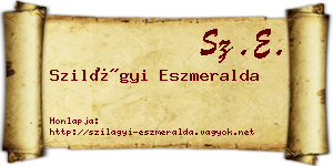 Szilágyi Eszmeralda névjegykártya